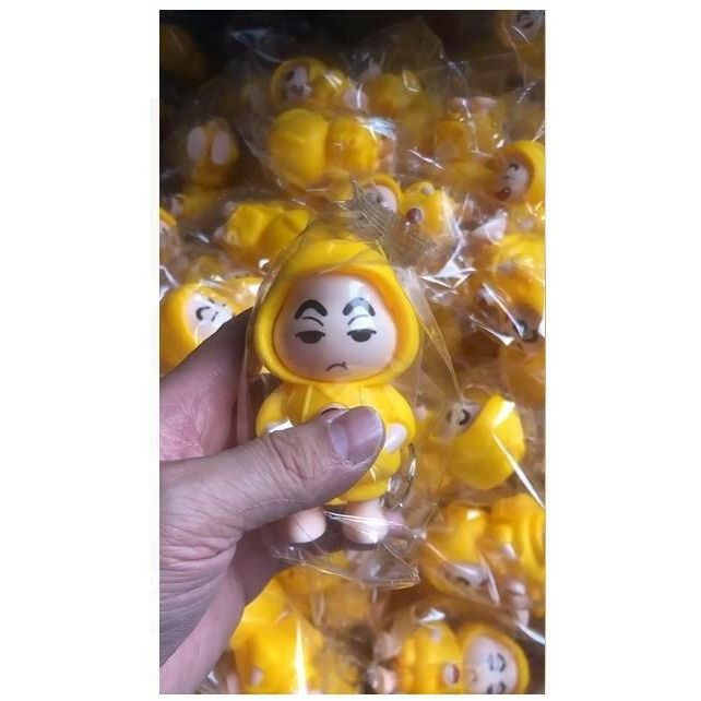Cute Shin-chan Face Changing Keychain