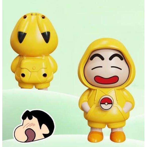 Cute Shin-chan Face Changing Keychain