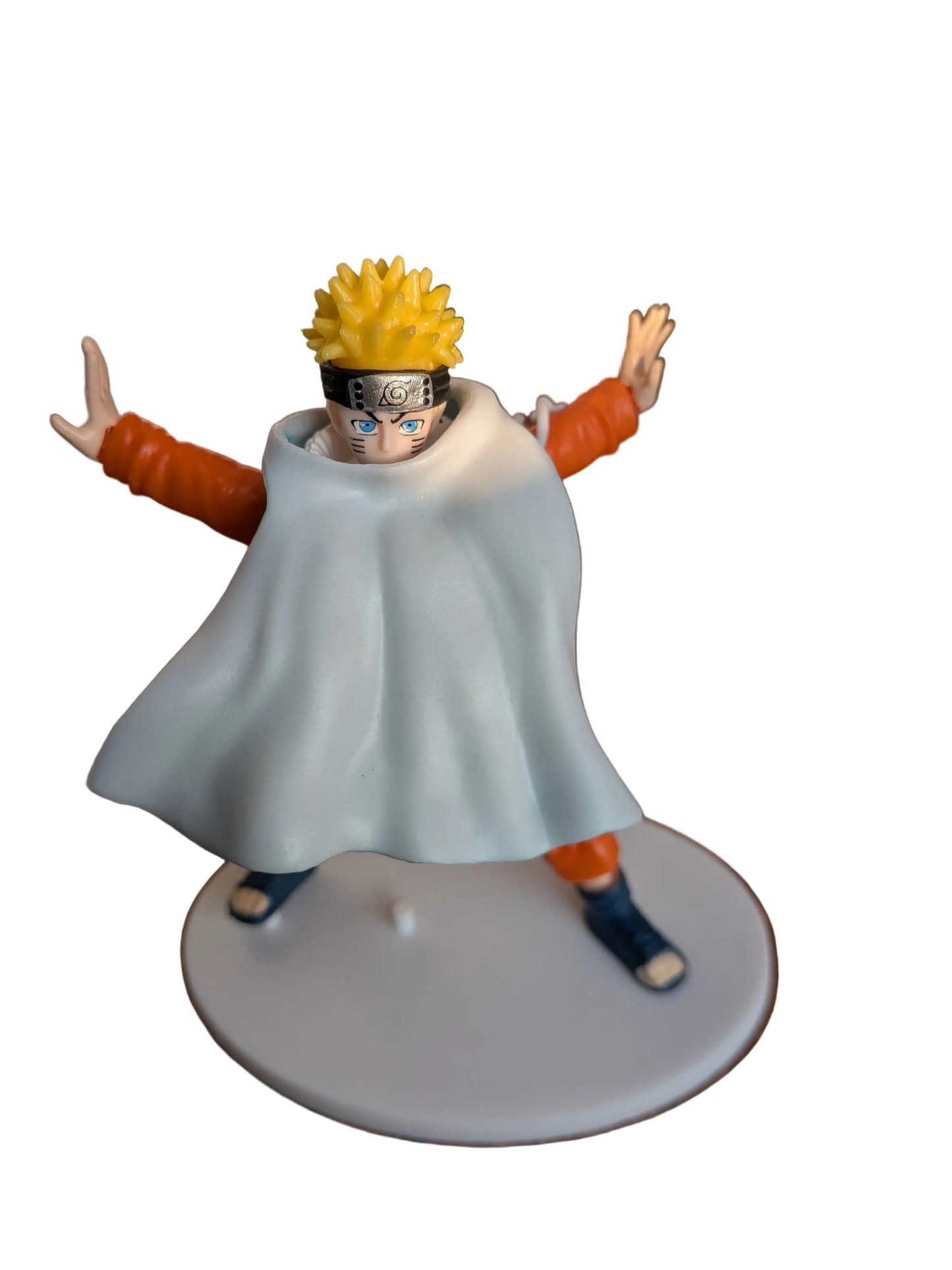 Naruto Uzumaki Sage Mode White Cape Action Figure