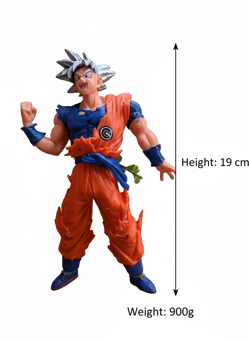 Dragon Ball Super Goku Mastered Ultra Instinct (MUI) Silver Hair Figure