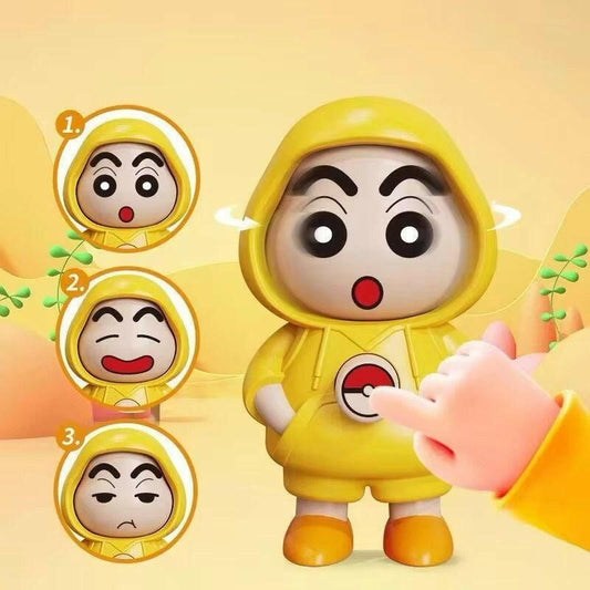 Cute Shin-chan Face Changing Keychain