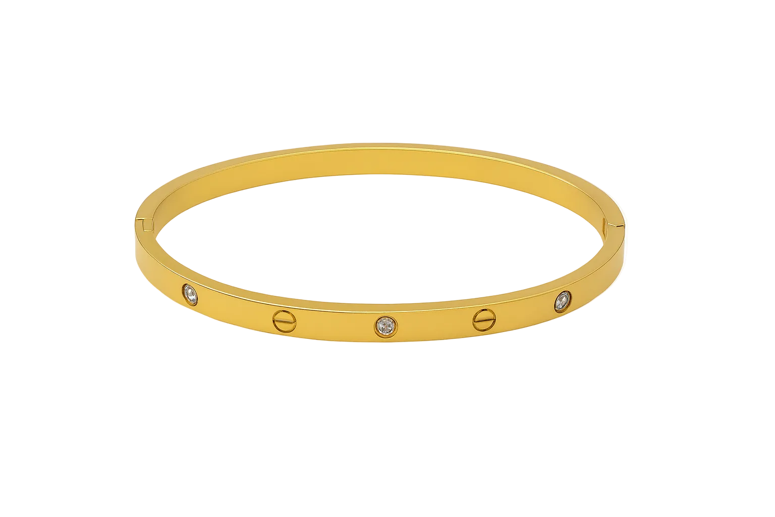 Timeless Screw Motif Gold Kada Bracelet | Festive Anti-Tarnish Jewellery - Gift Era Shore
