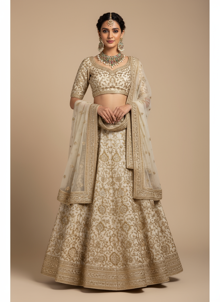 Exquisite Heart-Shaped Kundan & Pearl Choker Set - Gift Era Shore