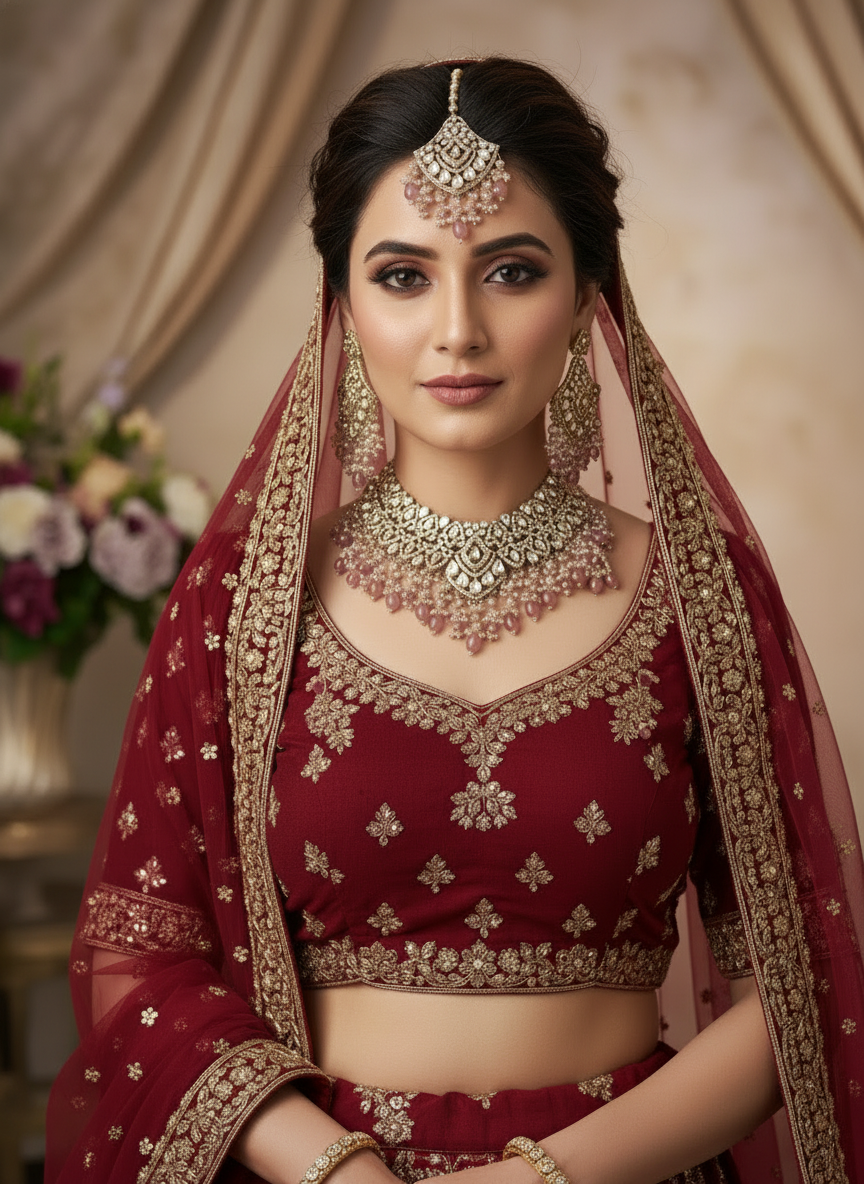 Luxurious Champagne Crystal Heavy Bridal Set - Gift Era Shore