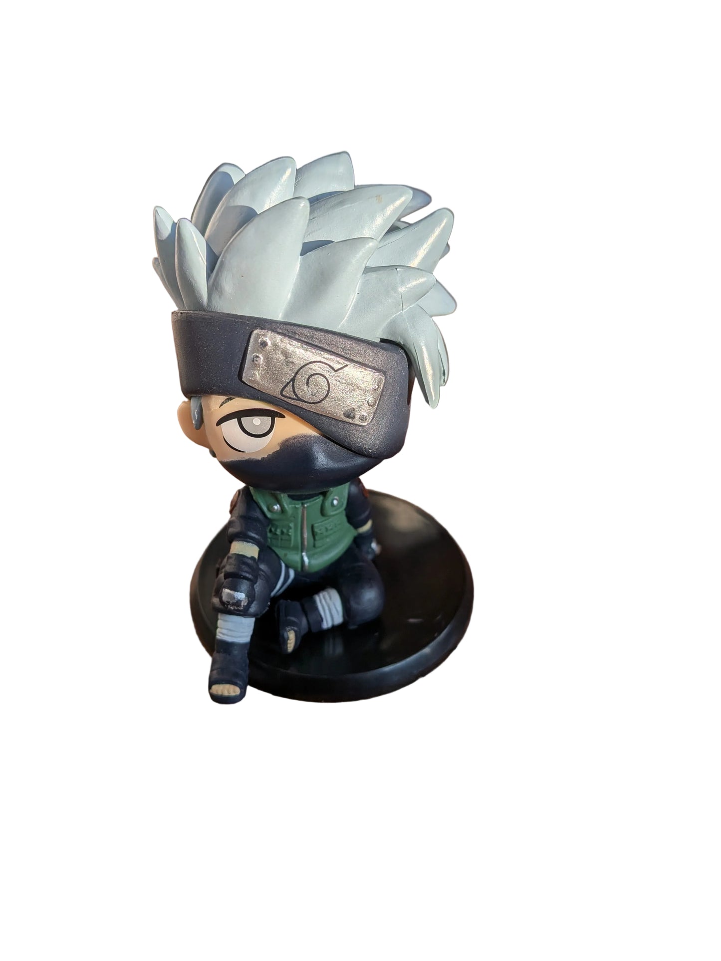 Naruto Kakashi Hatake Chibi Figure Collectible (Sitting Pose)