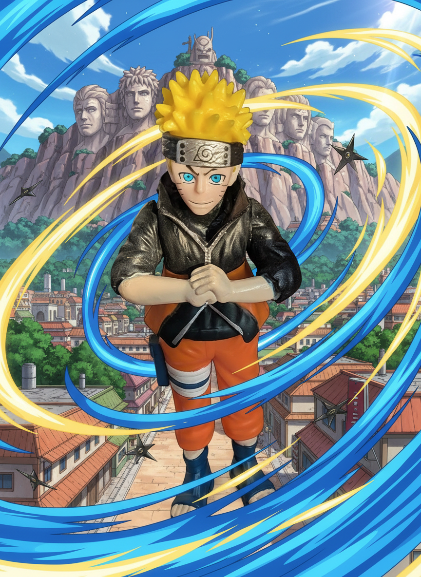 Naruto Uzumaki Standard Outfit Action Figure (Jacket)