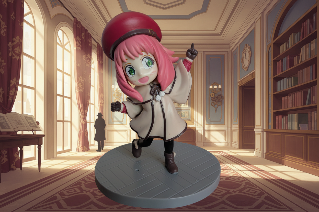 Spy x Family Anya Forger Red Beret Winter Outfit Figure