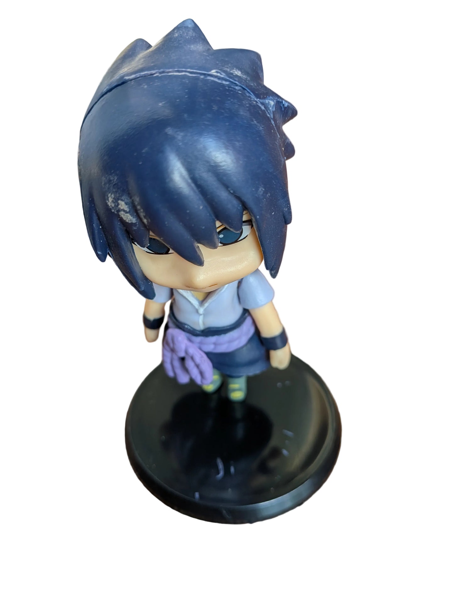 Naruto Shippuden Sasuke Uchiha Chibi Figure Collectible (Sitting v2)