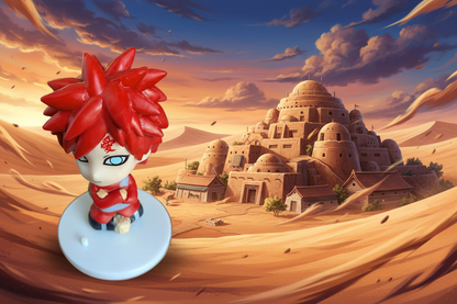 Naruto Gaara Chibi Figure ('Love' Kanji)