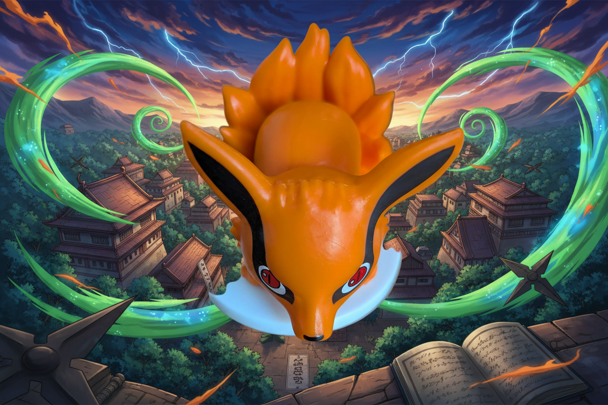 Naruto Kurama (Nine-Tails Fox) Chibi Figure