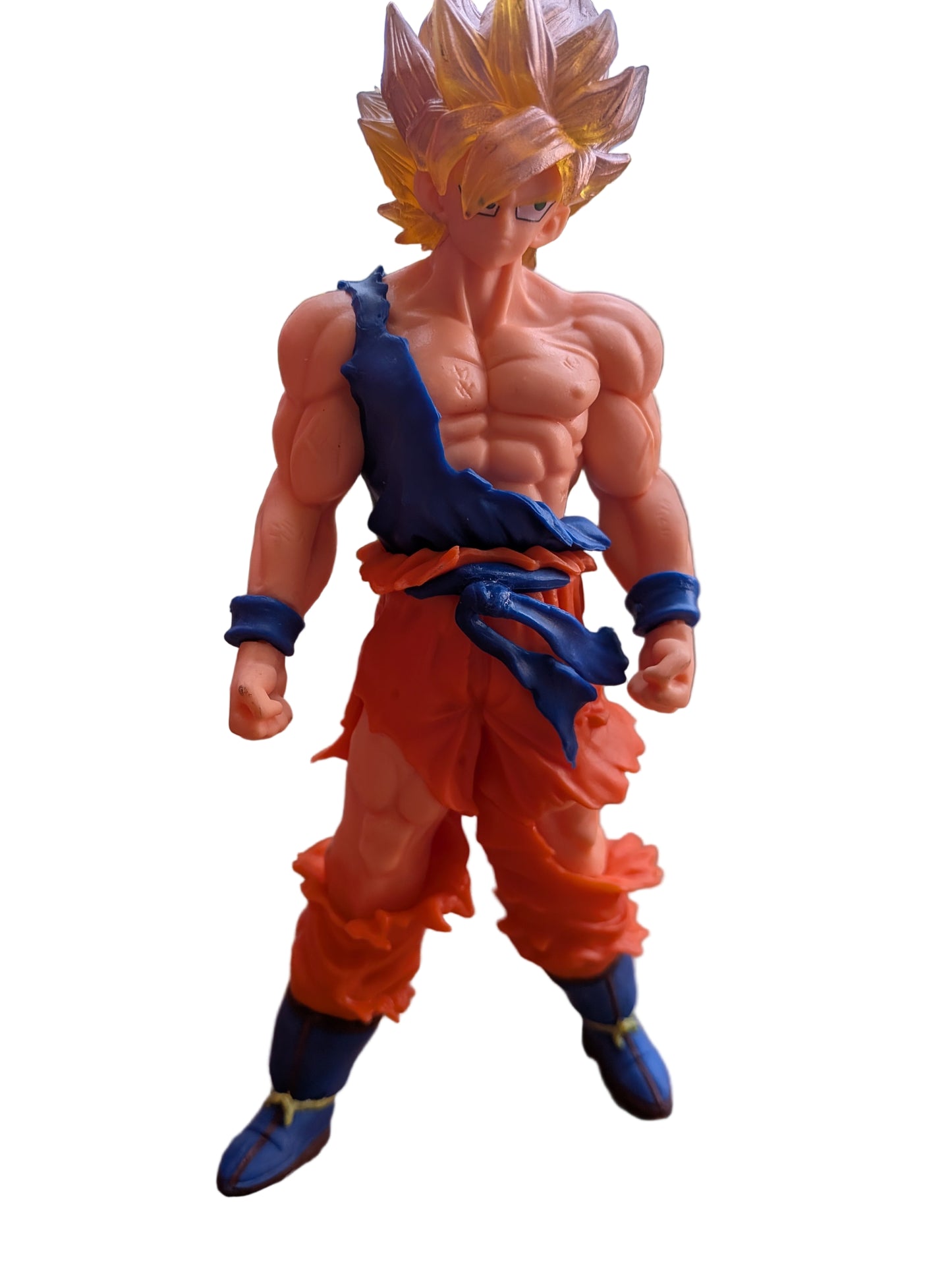 Dragon Ball Z Son Goku Super Saiyan Battle Damaged Action Figure