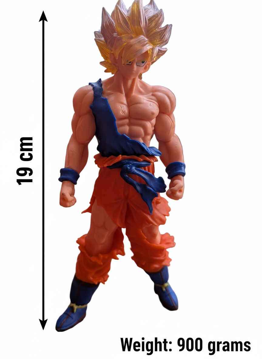 Dragon Ball Z Son Goku Super Saiyan Battle Damaged Action Figure
