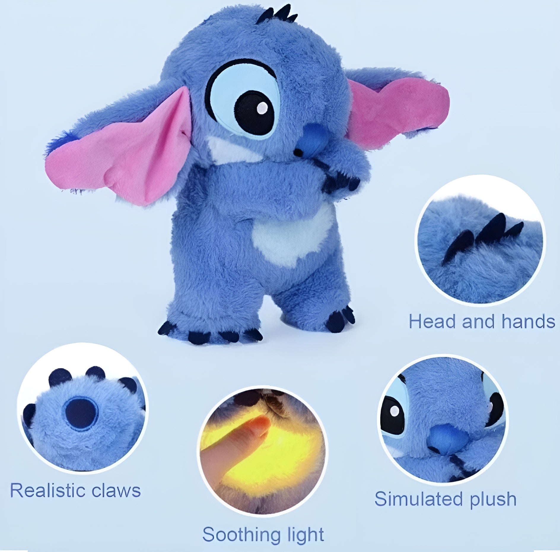 Musical Breathing Stitch Doll