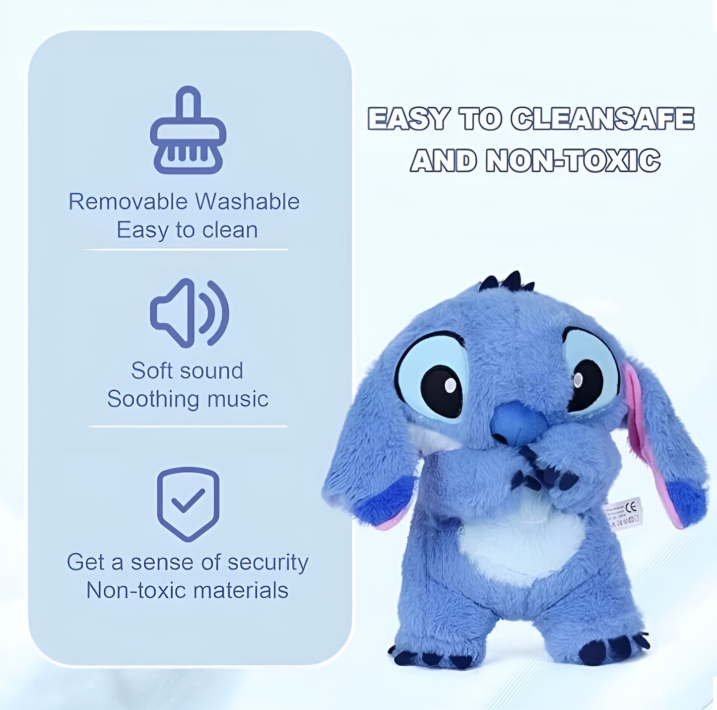 Musical Breathing Stitch Doll